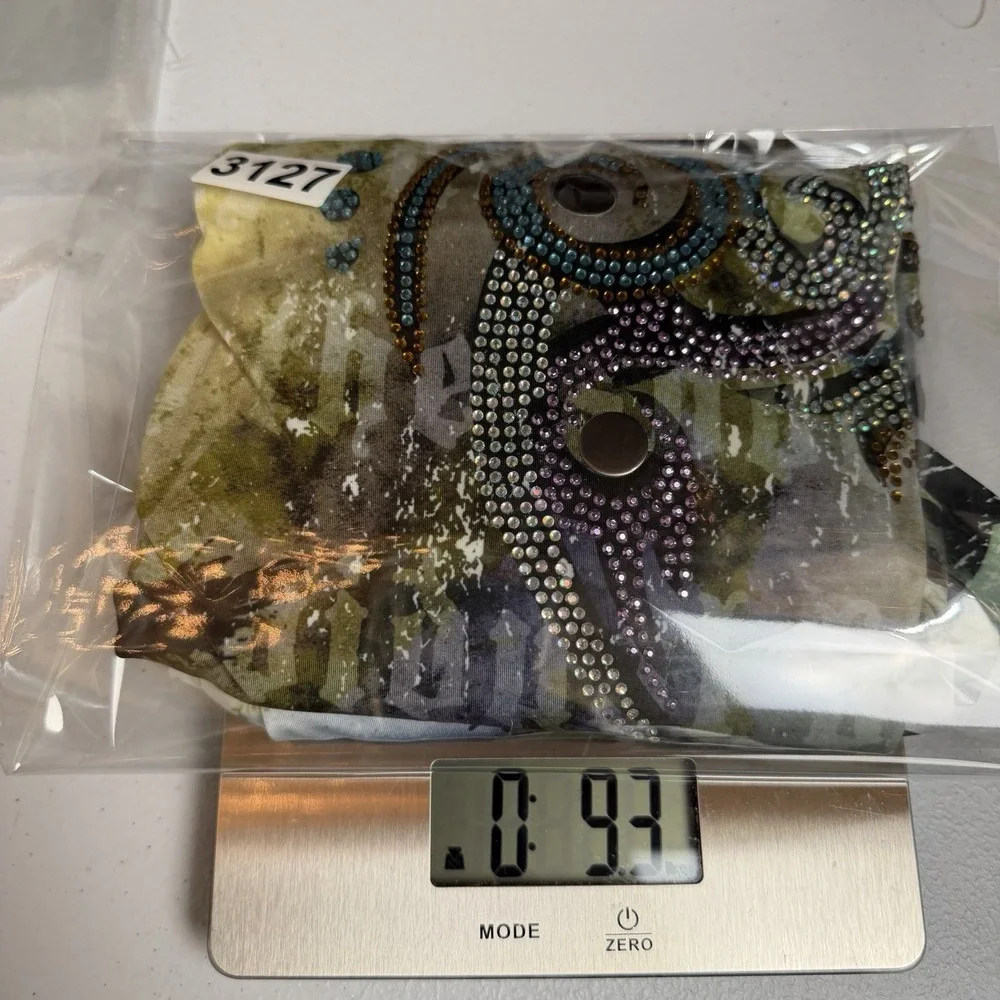 S-Twelve Babydoll Dress Y2K 90s Rhinestone Tattoo Fairy Grunge Whimsigoth Edgy L - Picture 14 of 14